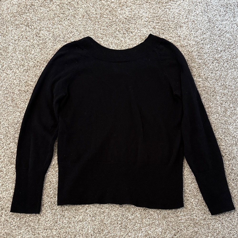 Cabi Reversible Zipper Sweater
